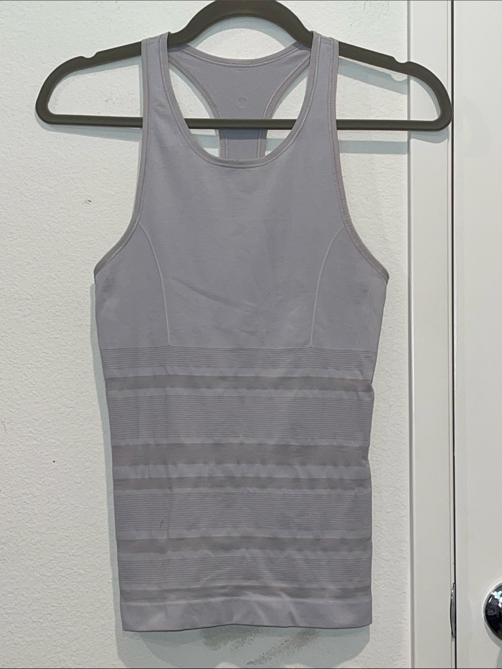 Gray Seamless Racerback Tank